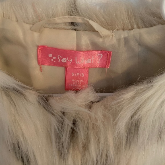 Girls Faux fur vest - Picture 2 of 5